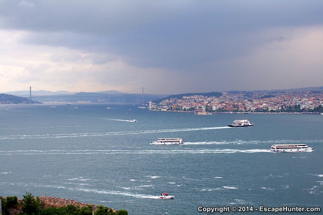 Bosporus with the bridge