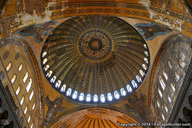 The Hagia Sophia's main cupola