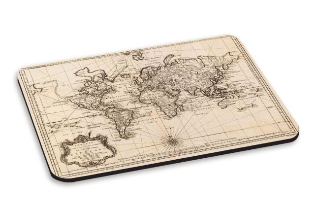 Ancient map mouse pad