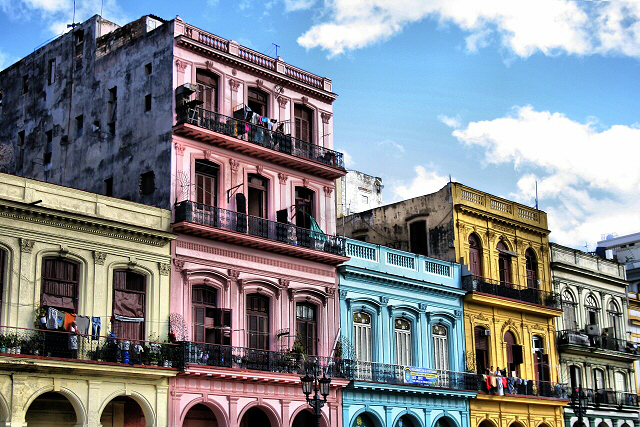 Old buildings in Havana