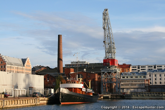 Beautiful port of Helsinki