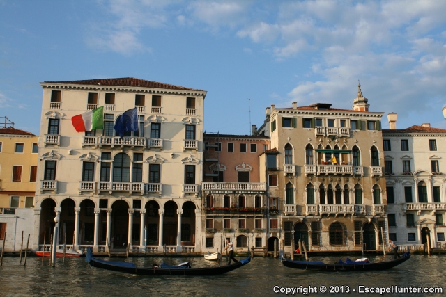 Gondolas in Venice