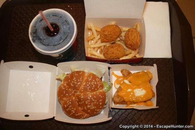 Another meal at Burger King