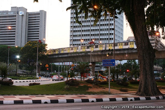 LRT near Merdeka Square