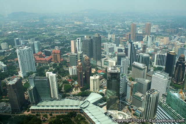 Kuala Lumpur Convention Centre with the skyline