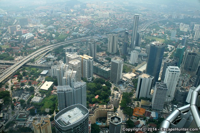 Skyscrapers and a highway