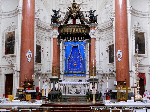 The altar of the Carmelite Church