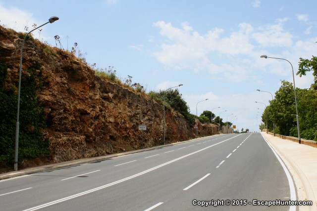 Open road in Ghajnsielem