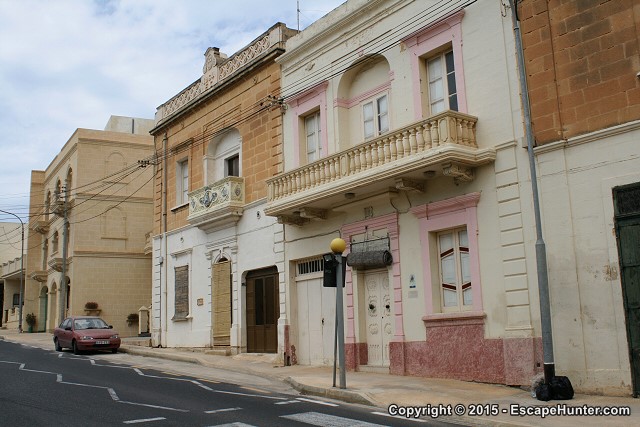 Empty street on Gozo