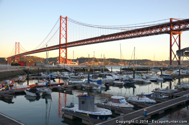 Dusk near the bridge