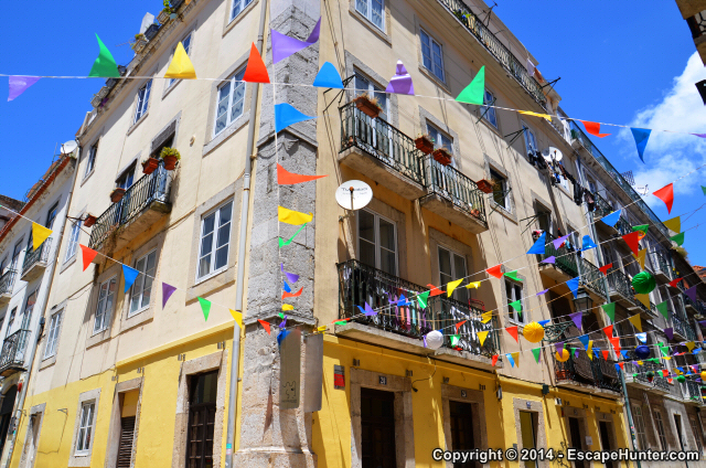 Residential area in Bairro Alto