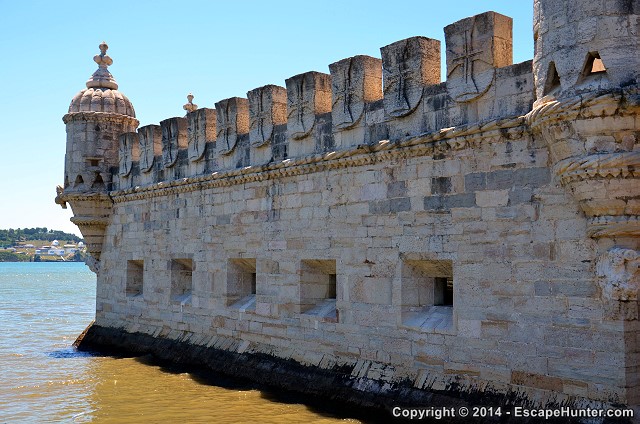 Torre de Belém walls