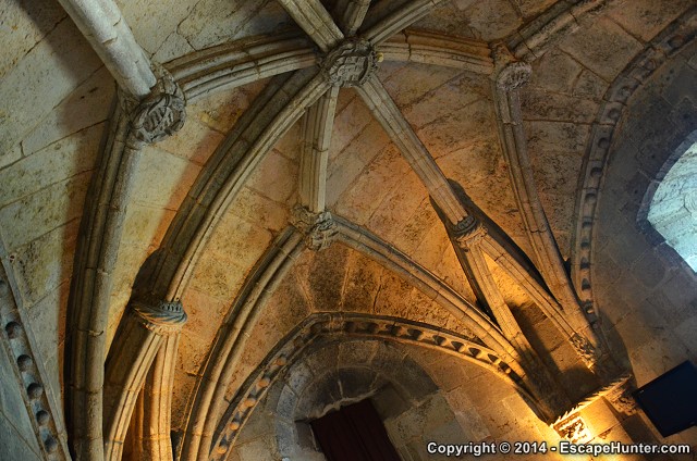 Torre de Belém ceiling