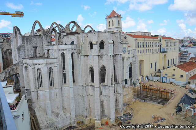 Viewed from the Santa Justa Elevator
