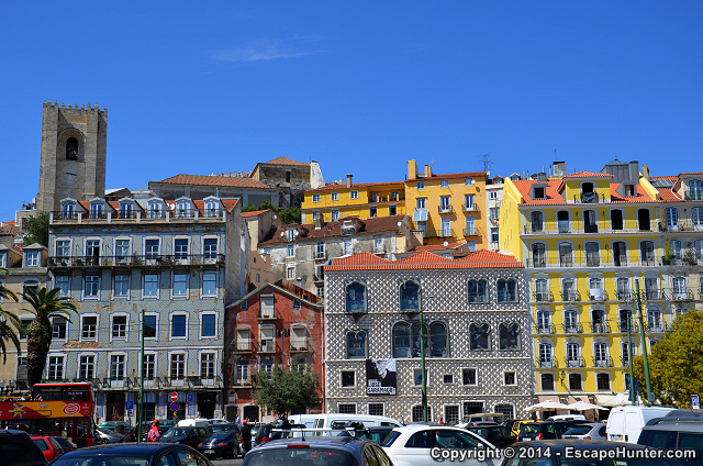 Alfama with the Cathedral