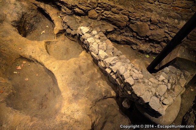 Ancient storage holes