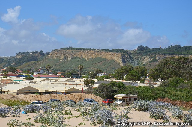 Camping place, fossil cliff