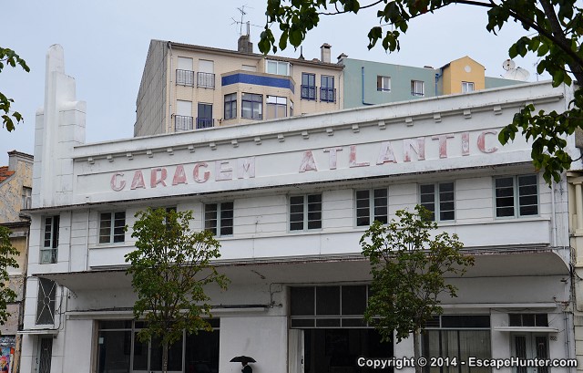 White Art Deco building