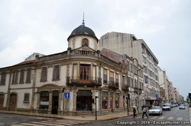 Old building at a street corner