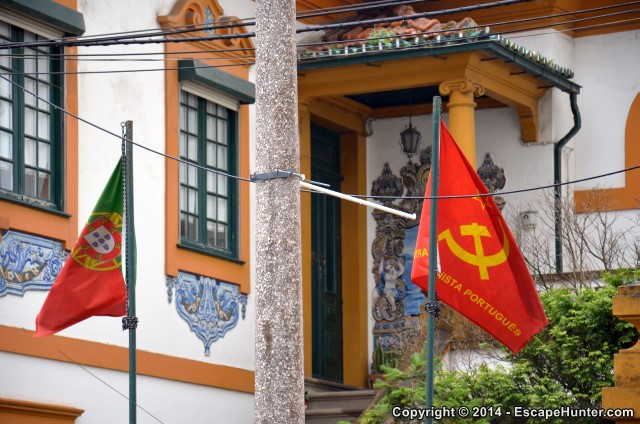 Communist party building in Aveiro, Portugal
