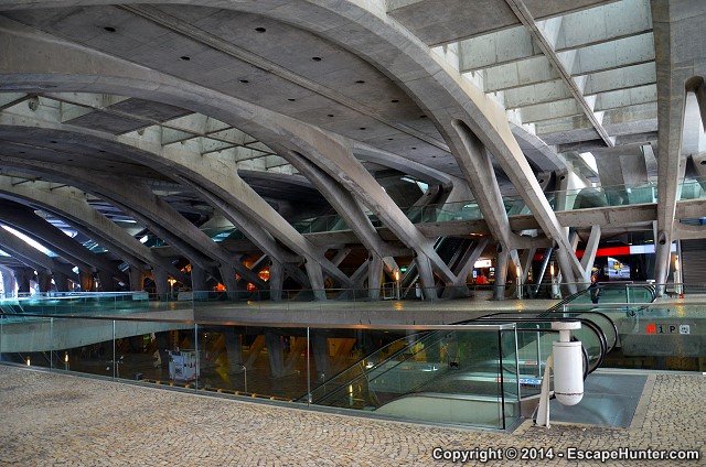 Utopian concrete building