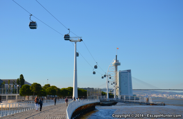 Parque das Nações cable cars