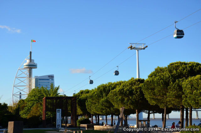 Parque das Nações cable cars