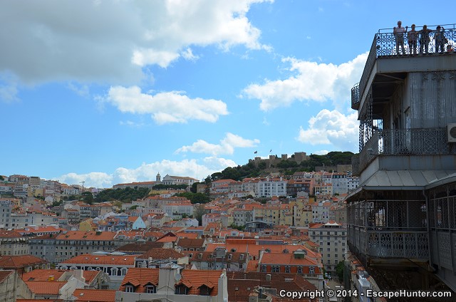 The Santa Justa Lift's terrace