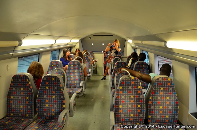 Travelers in the train