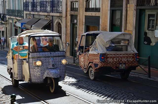 Two tuks in Alfama