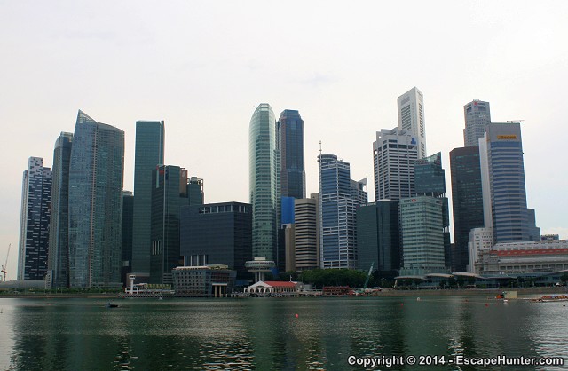 Lots of skyscrapers