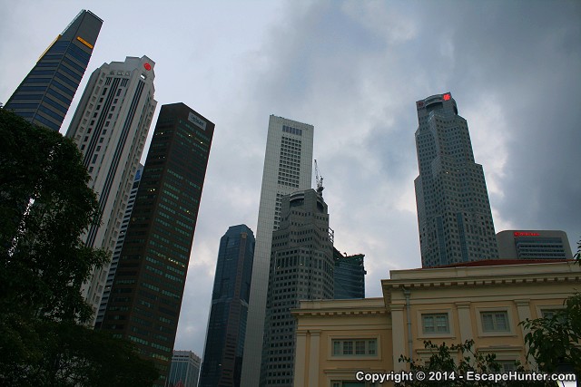Immense skyscrapers