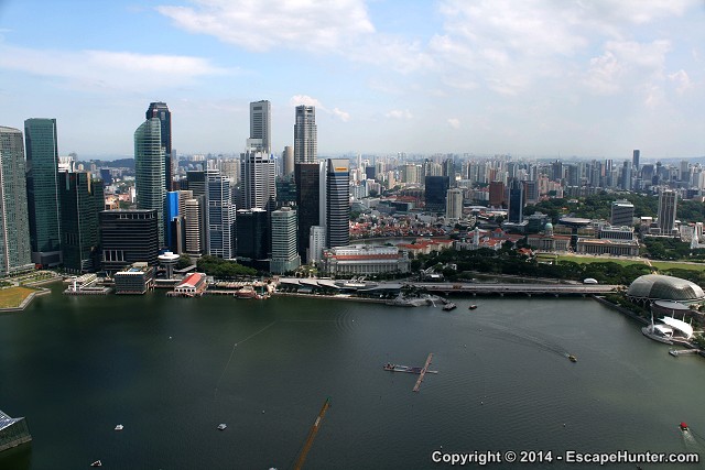 The Marina Bay and Fullerton Hotel