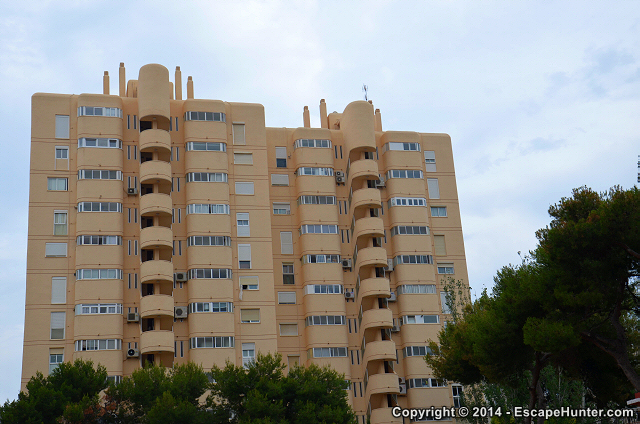Star Wars-like apartment blocks