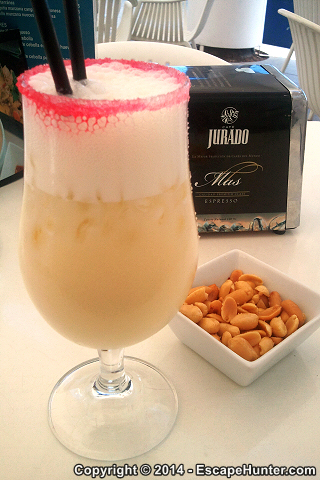 Pina colada in Benidorm