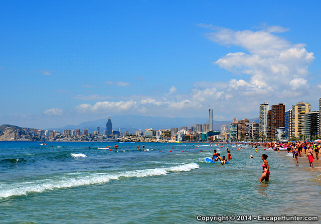 Benidorm's leading beach