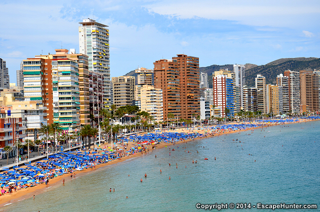 Playa de Levande distant view