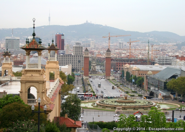 Plaça d'Espanya view