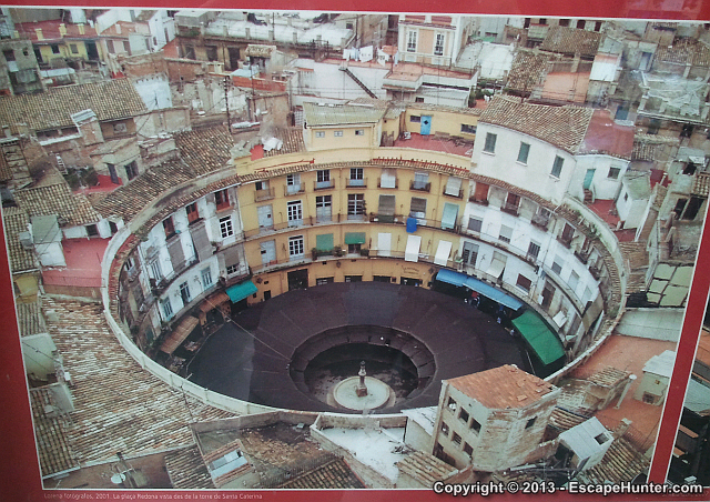 The old Plaza Redonda of Valencia