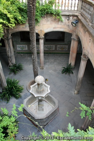 Interior of the Barcelona Cathedral