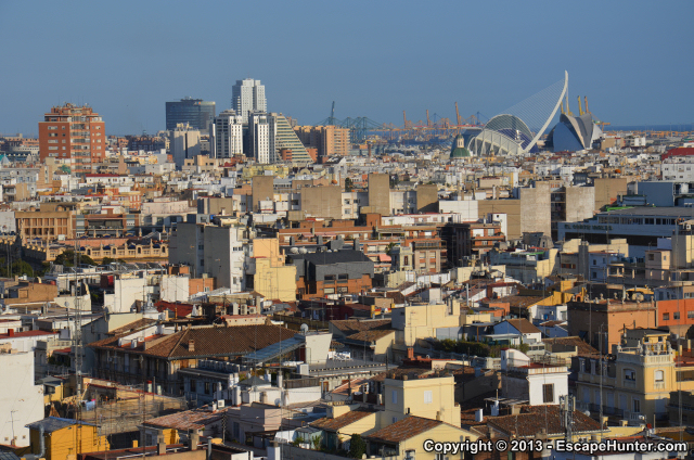 Splendind skyline of Valencia