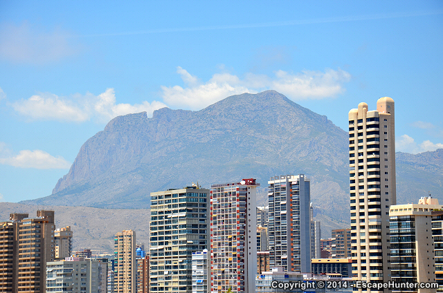 Strange buildings in Benidorm