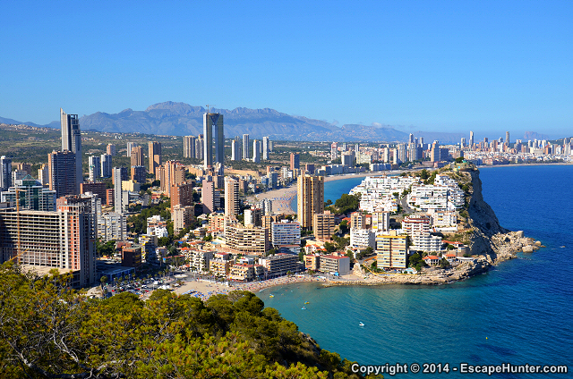 Hill at La Cala, Benidorm