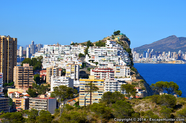 Winding street - La Cala, Benidorm