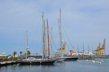 The port of Valencia