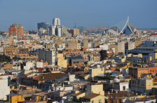 Valencia's Skyline from the Cathedral