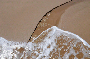 Brown beach sand, Alicante