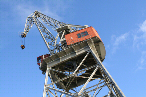 Port crane in Helsinki