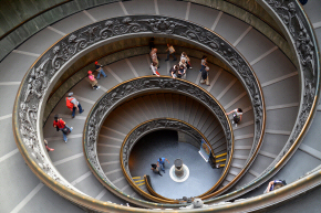 Vatican spiral staircase