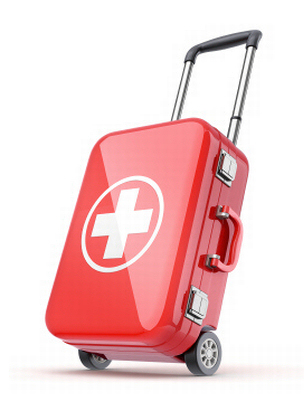 Medical box checklist for travelers